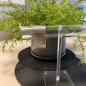 Silver Fringe Bracelet